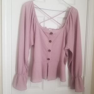 Long sleeved top